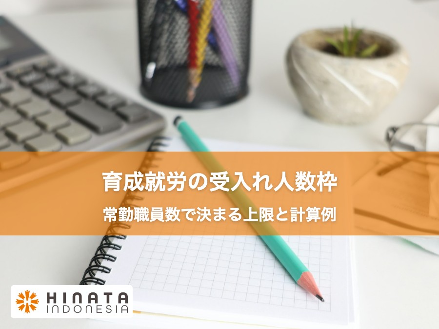 育成就労の受入れ人数枠 常勤職員数で決まる上限と計算例